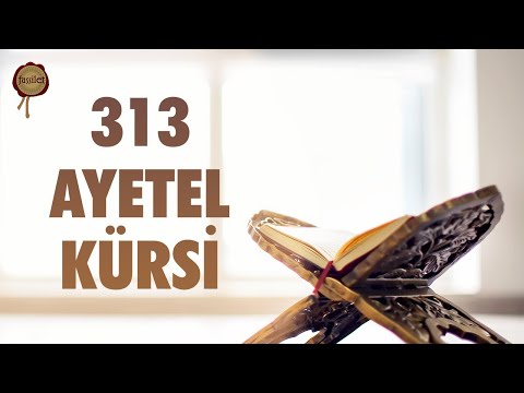 Bereket Şifa Huzur Hidayet Vesilesi 313 Ayetel Kürsi