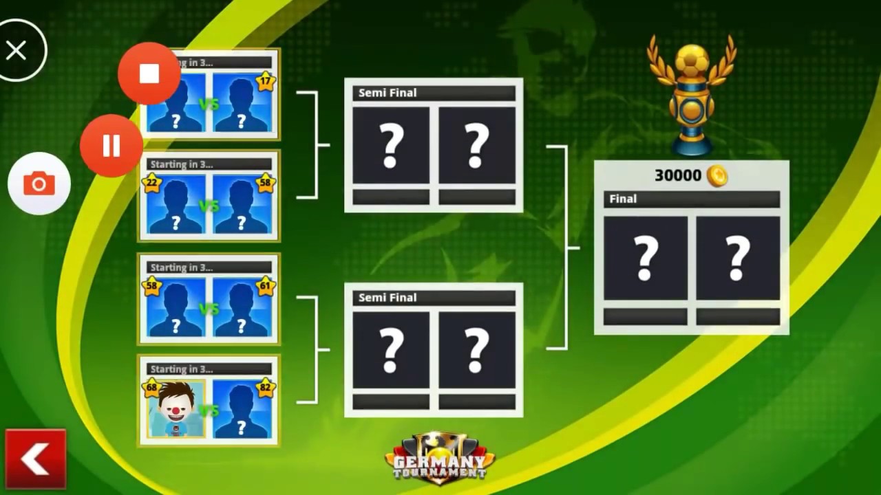 Soccer stars tournament👉😎Germany😎👈👊👊👊