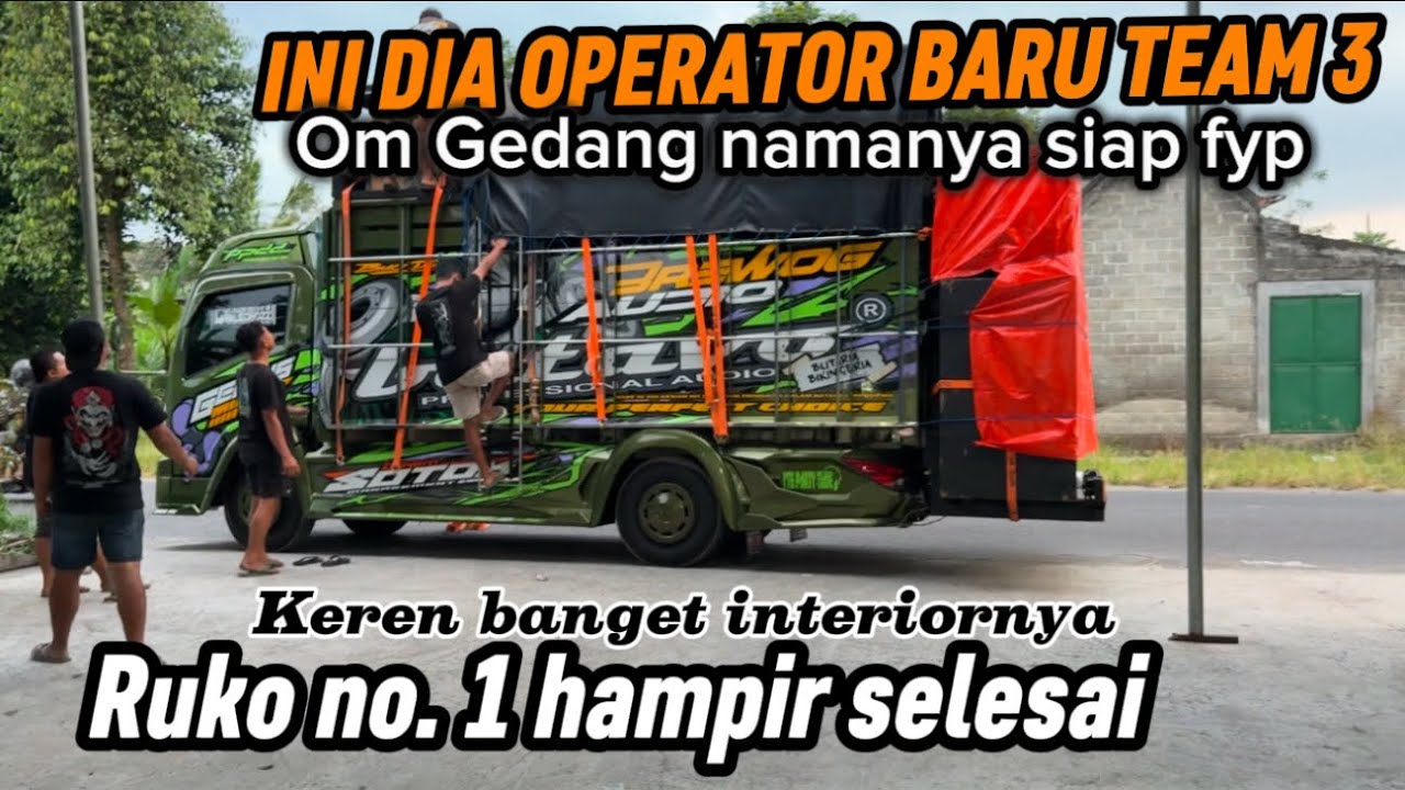 INI DIA OPERATOR BARU TEAM 3🔥Om Gedang namanya siap FYP - Ruko no. 1 hampir selesai keren banget 👍