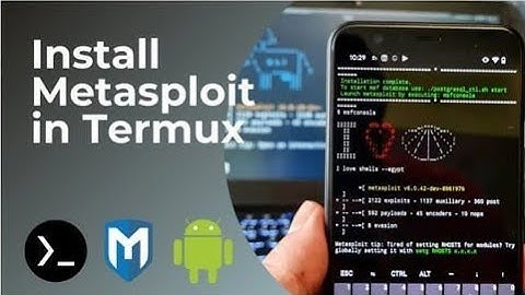 METASPLOIT TERMUX INSTALL 👾||•EDUCATIONAL•||👇💻