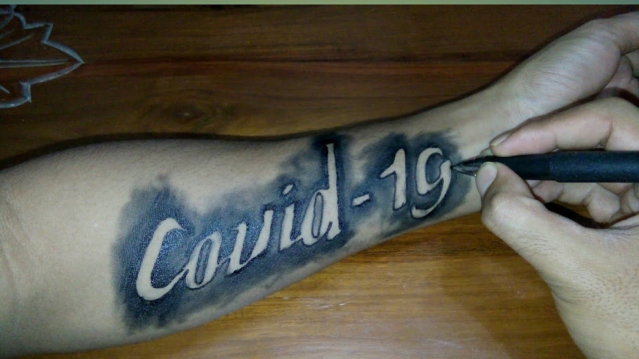 Cara Membuat Tato dari Pulpen Virus Corona Covid 19