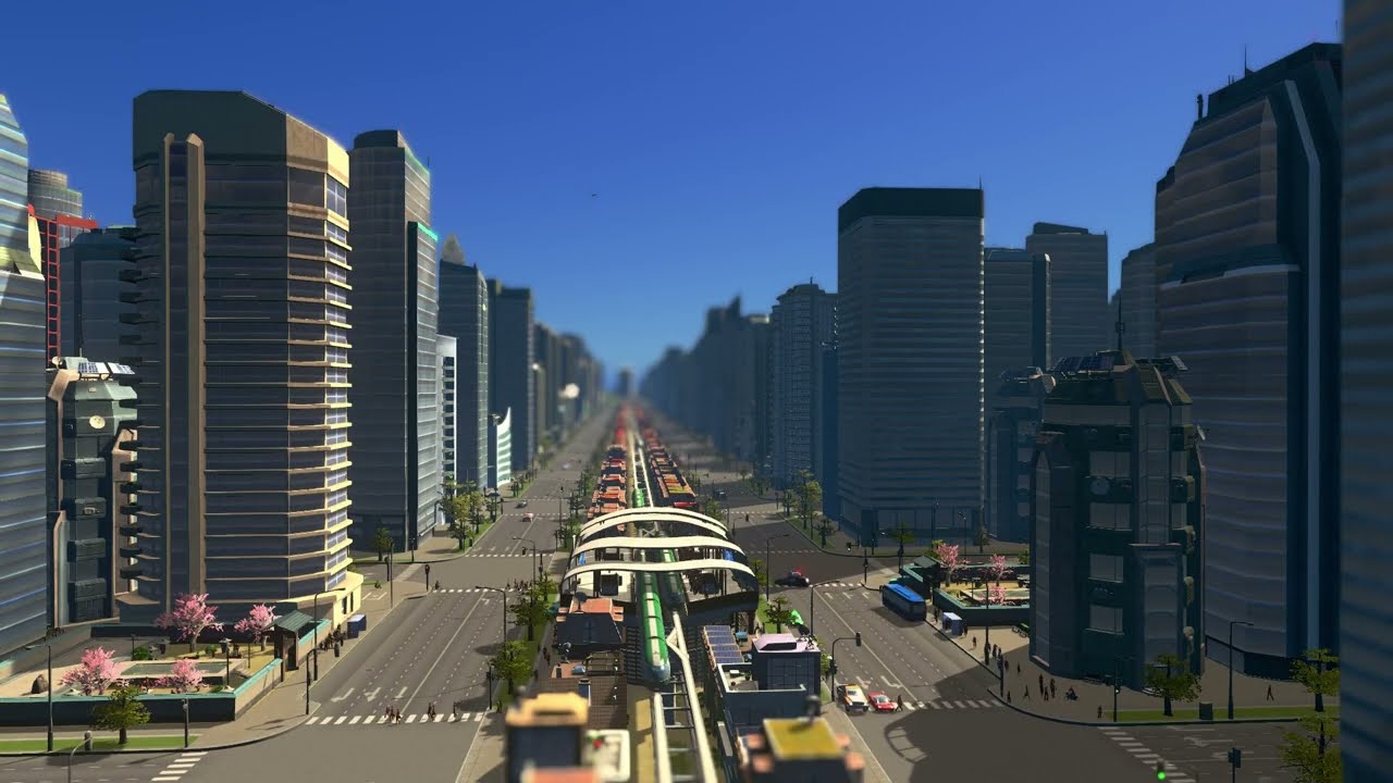 バスとモノレール