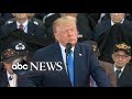 Donald Trump visits Normandy 75 years after D-Day l Watch the President's Full Address