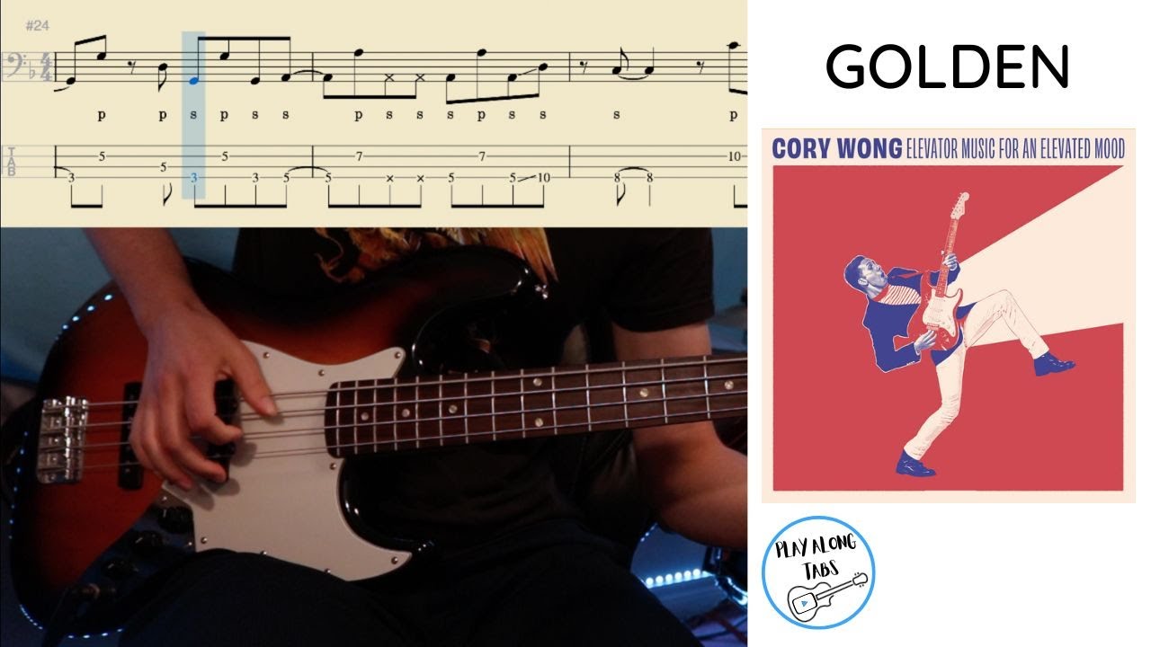 Cory Wong, Cody Fry: Golden - Bass Cover with Bass Tabs
