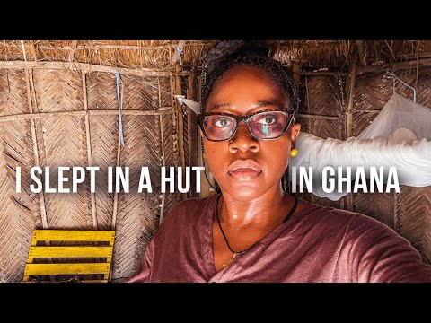 I slept in a Hut in Ghana | My Night at Maranatha Beach Camp
