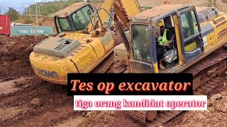 ⛔️Tes op excavator langsung 3 kandidat