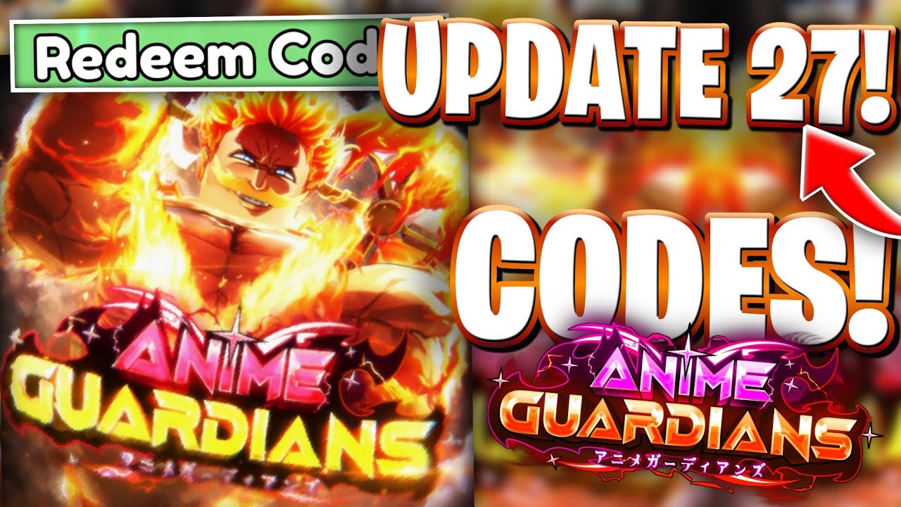 🌞UPD 27! NEWEST ACTIVE UPDATE 27 CODES FOR ANIME GUARDIANS! ROBLOX ...