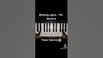 Thumbnail of Blinding Lights #theweeknd #piano #tutorial #youtubeshorts #shorts #viral #trending #short #video