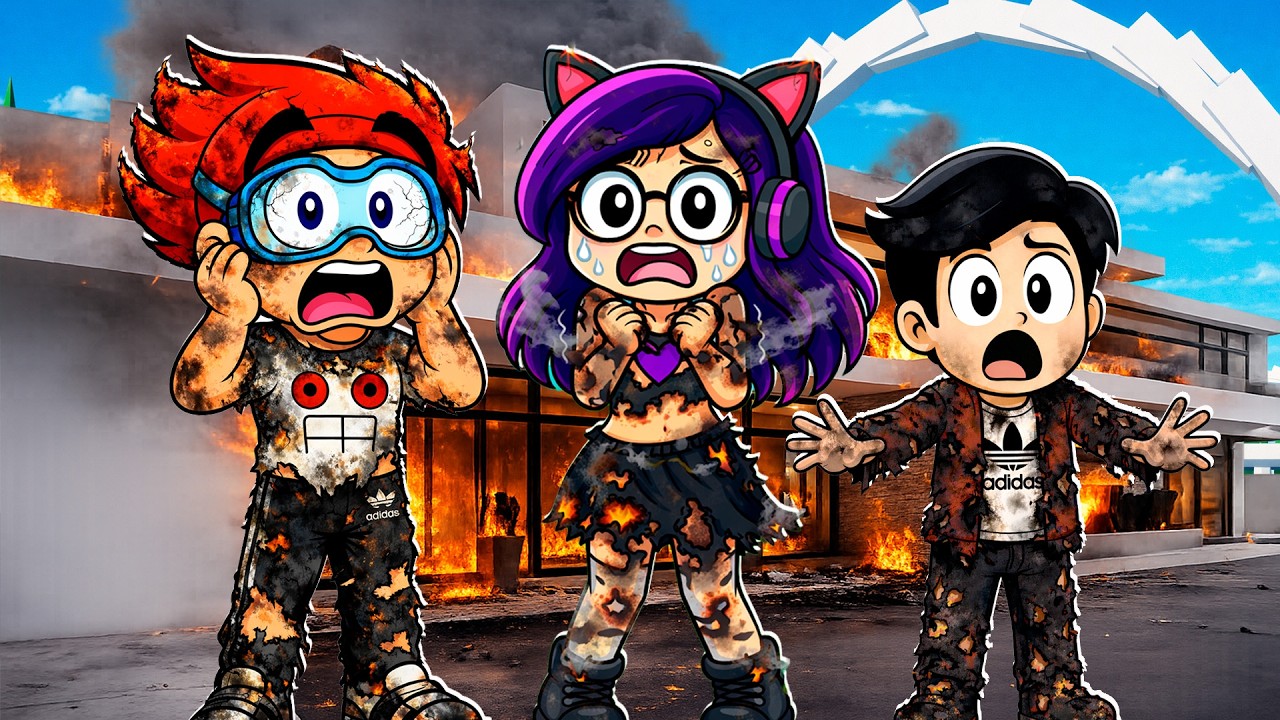 SE INCENDIA NUESTRA CASA EN BROOKHAVEN | Kori Roblox