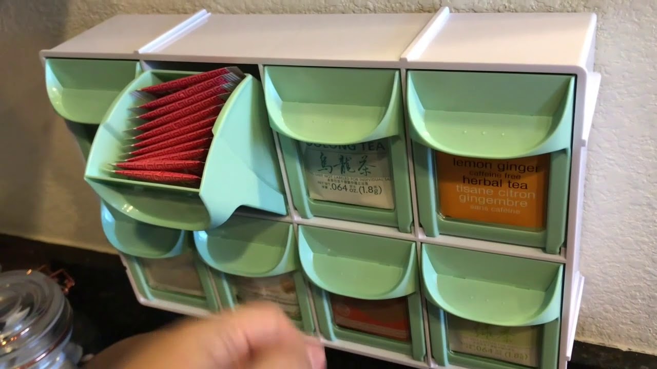 How I Organize My Tea Bags & Hot Drink Station YouTube