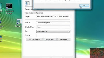 How to make a fake shutdown virus Quick and Easy (HD)