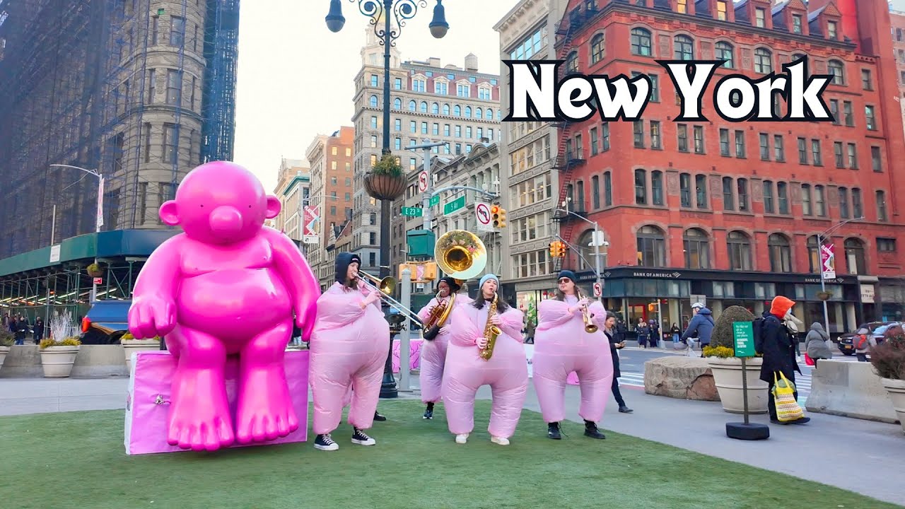 NYC 4K Walking Tour Union Square Manhattan Afternoon Stroll