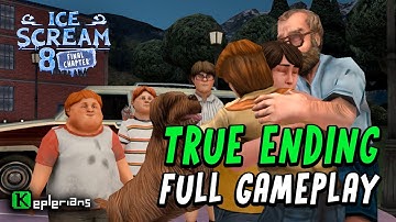 ICE SCREAM 8 TRUE ENDING 🍦 Full GAMEPLAY 🏭 This is THE END