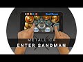 Real drum metallica  enter sandman