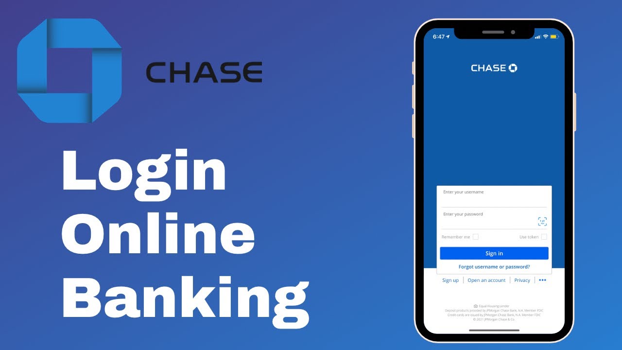 Chase Bank Online Banking Login Mobile App 2021 YouTube