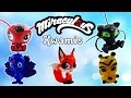 Compilation - Miraculous Ladybug Kwami Tikki Plagg Trixx Duusu Bee Custom Transformation Toys