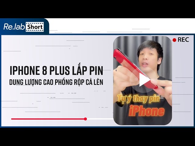 iPhone 8 Plus lắp pin dung lượng cao phồng rộp cả lên