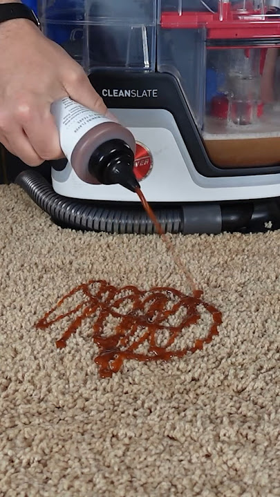 Hoover Cleanslate Portable Carpet Cleaner in Action!