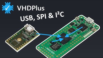 UART, SPI and I2C Communication with FPGA and the VHDPlus IDE (+ VHDP Connections)