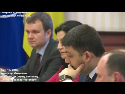 New Ukrainian PM V. Groysman calls his Government 