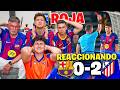 REACCIONANDO al BARÇA 0-2 ATLÉTICO de MADRID *JAVI se ENFADA MUCHO*