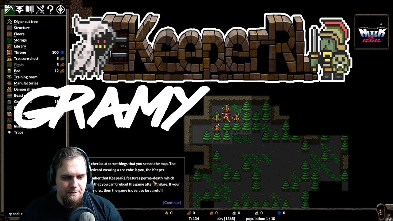 KeeperRL - budujemy nowy loch // INDIE gameplay pl