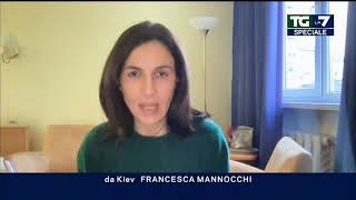 Francesca Mannocchi in diretta da Kiev