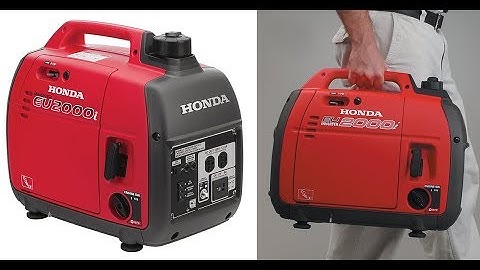 Quiet Honda EU2000i Inverter Generator