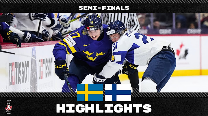 Highlights: Sweden vs Finland | 2025 #WorldJuniors
