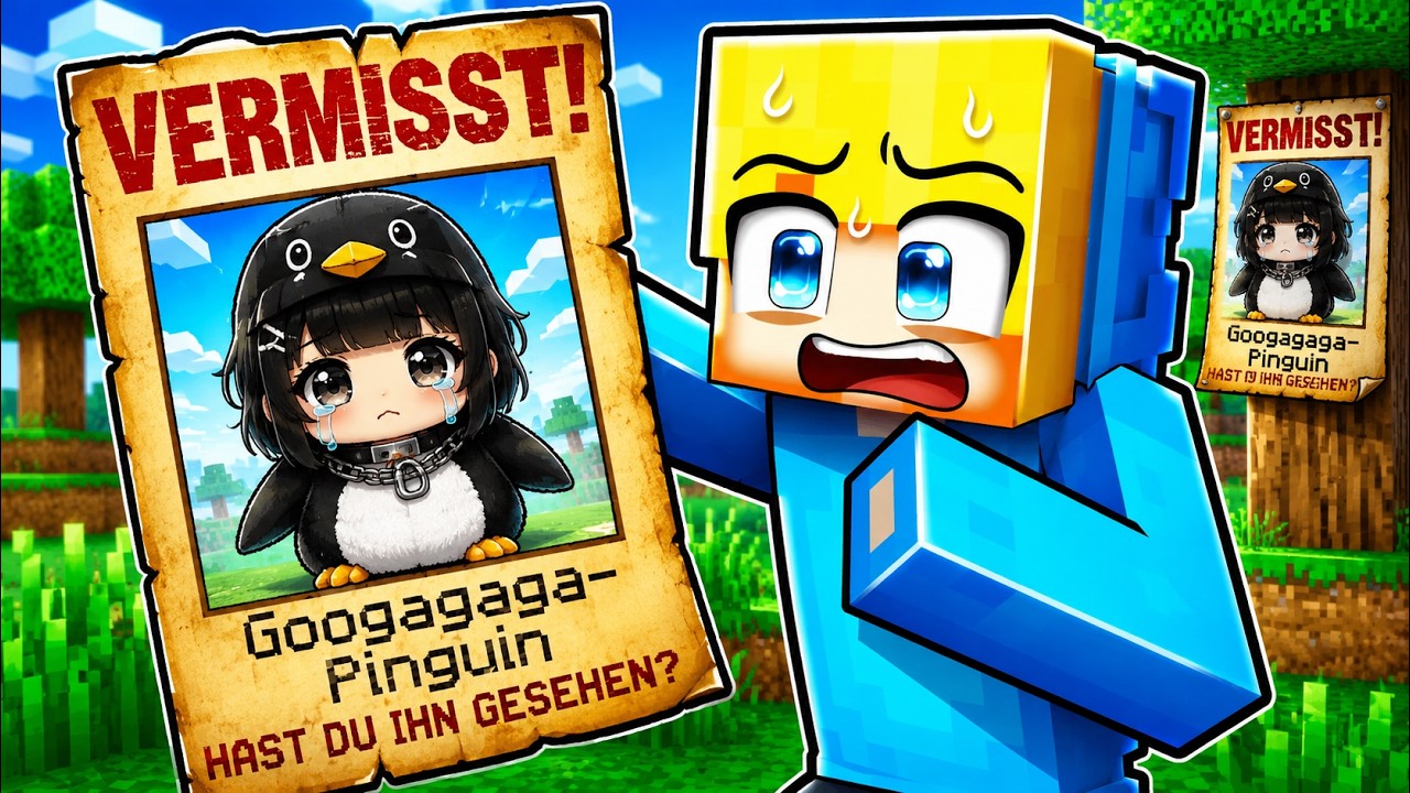 Wer hat den GUGUGAGA Pinguin entführt in Minecraft?!