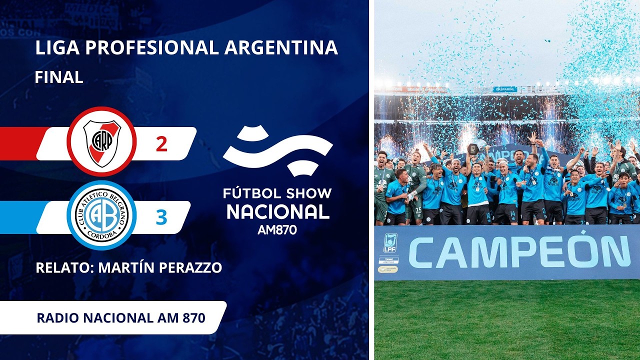 RELATO EMOCIONANTE Torneo Apertura 2026 | River 2 - Belgrano 3 | Relato ...