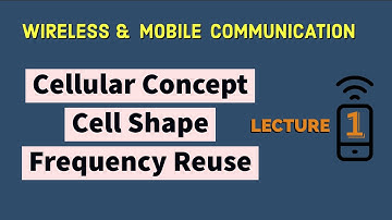 Cellular Concept | Cell Shape and Frequency Reuse Fundamentals