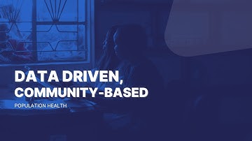 Data-driven, community-based population health