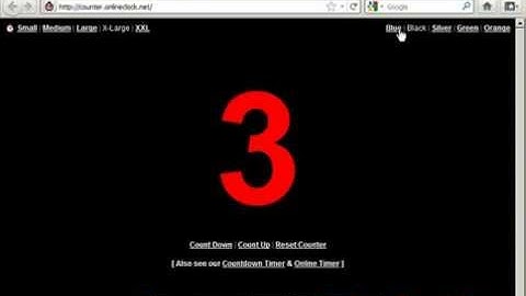 Online Counter - Counter.OnlineClock.net