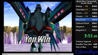 Transformers Beast Wars Transmetals - Speedrun - Arcade - Easy - 839.16