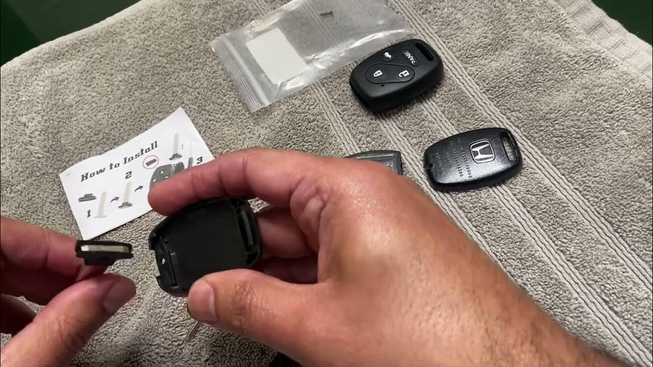 Honda Key Fob Repair DIY - YouTube