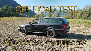 OFF ROAD TEST SKODA OCTAVIA COMBI 4X4 1.8T TURBO 20V. 4MOTION 4 MOTION