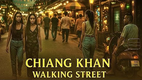 Chiang Khan Walking Street and the Mekong River, Loei
