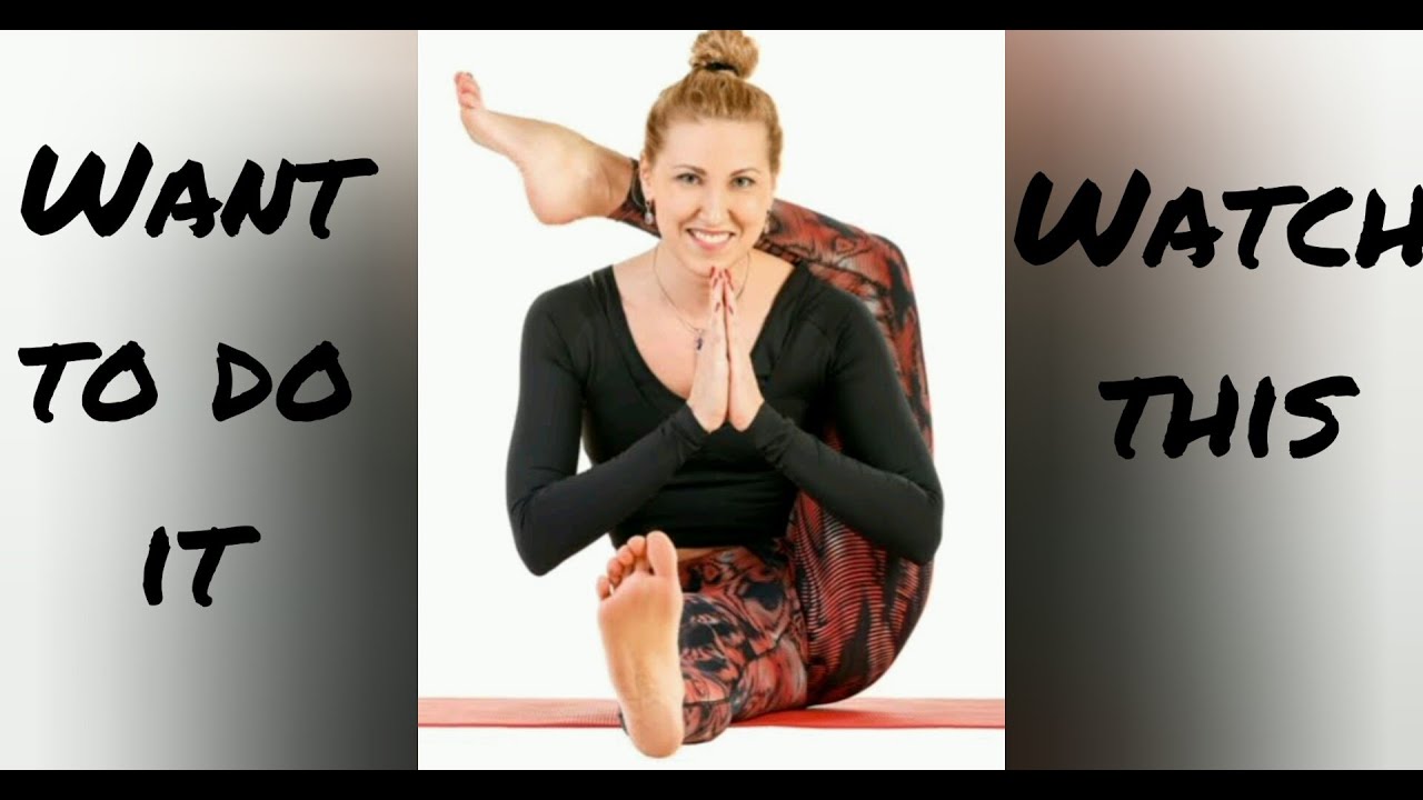 eka pada sirsasana for beginners / Leg Behind the Head / ek pad