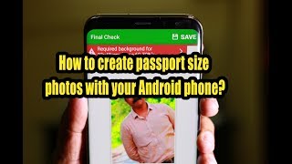 How to create passport size photos with your Android phone? screenshot 2