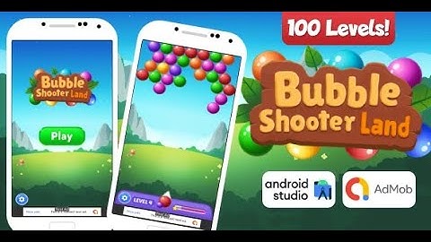 Bubble Shooter Land - Bubble Shooter Game Android Studio Project with AdMob Ads + Ready to Publish
