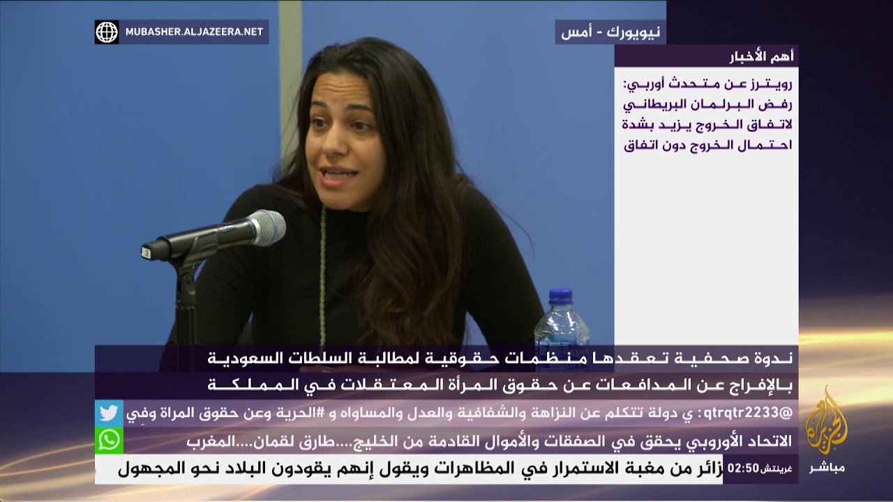 ندوة لمنظمات حقوقية لمطالبة السعودية بالإفراج عن المدافعات عن حقوق المعتقلات