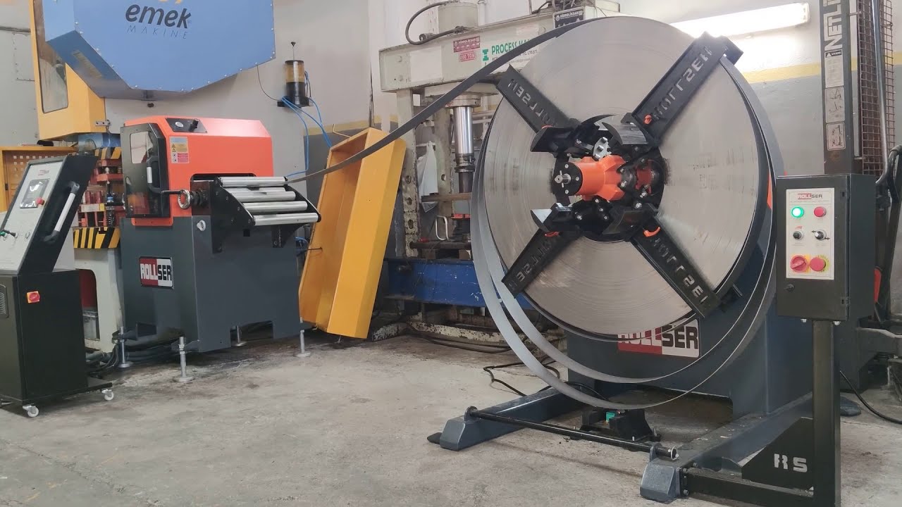 [ ROLLSER ] Pres Besleme Hattı - Servo Sürücü - Rulo Açıcı - Doğrultmalı Servo Sürücü