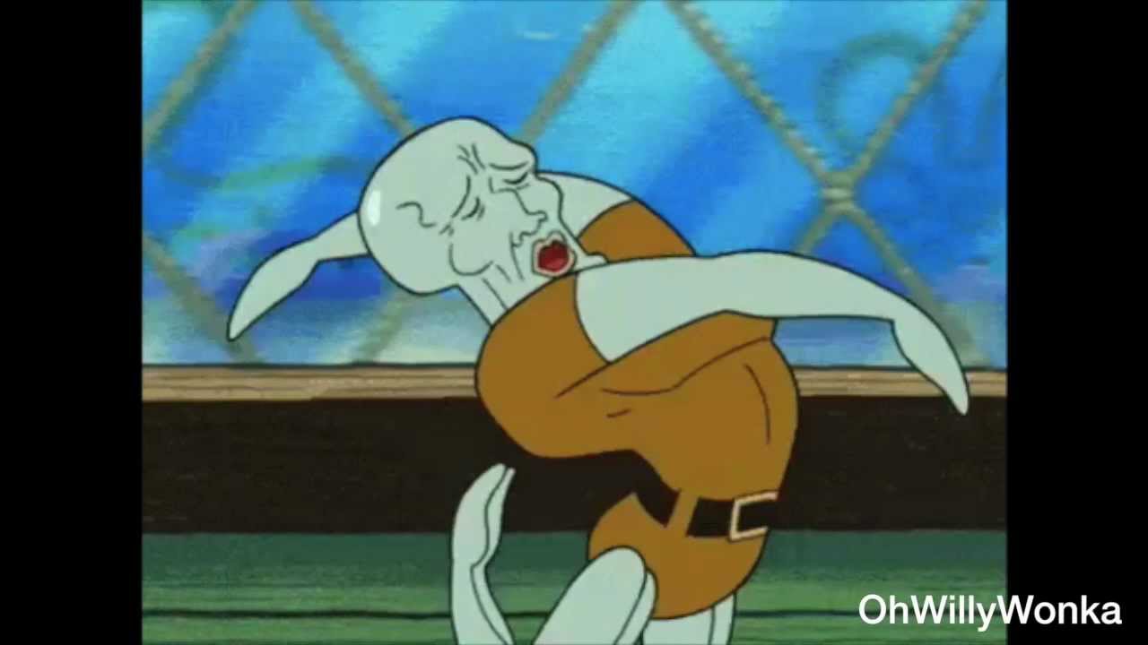 beautiful squidward dancing gif