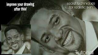 Drawing Will Smith| charcoal drawing tutorial part2
