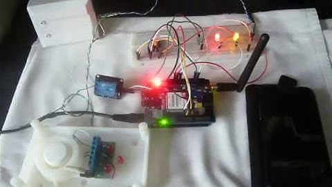 Пример работы GSM сигнализации на Arduino