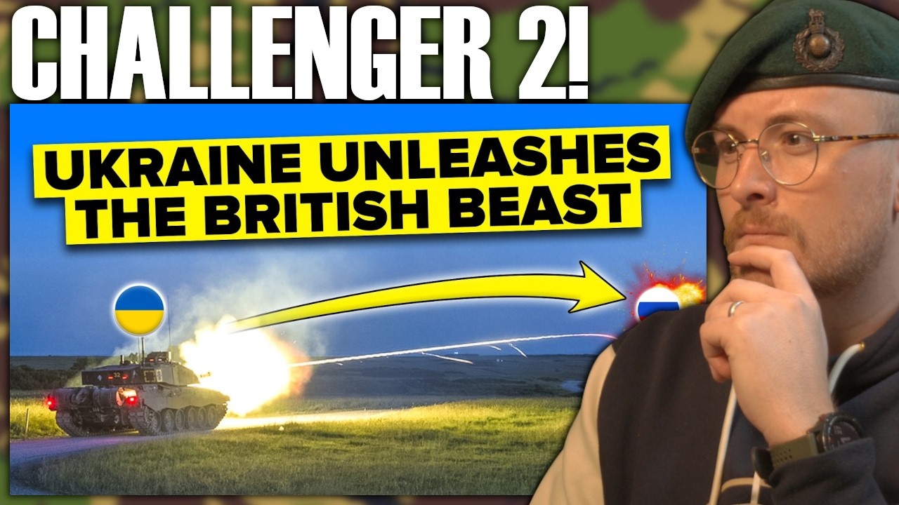 Ukraine’s Challenger Tank Strategy Has UK STUNNED - Royal Marine Reacts