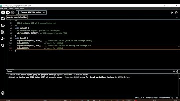 STM32 Black Pill LED blinking code