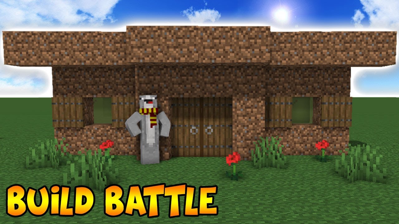 BUILD BATTLE: Dirt House Edition - YouTube