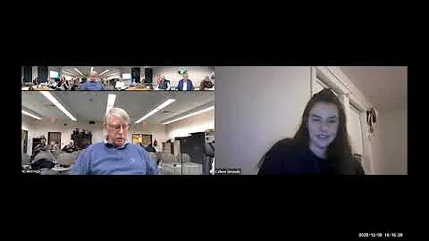 Select Board Meeting December 8, 2025